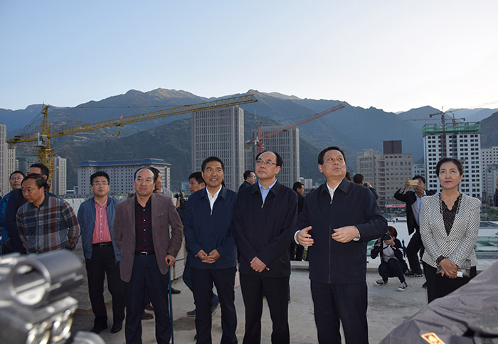 全國、省市政協(xié)委員體驗(yàn)蘭渝鐵路、視察階州廣場(chǎng)